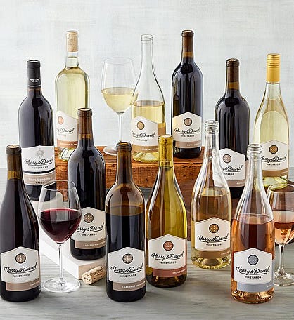 Choose-Your-Own Harry & David™ Wines - 12 Bottles 